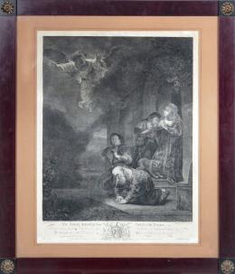 LA APARICIÓN DEL ÁNGEL A TOBÍAS Y SU FAMILIA. LONDRES, 1765.