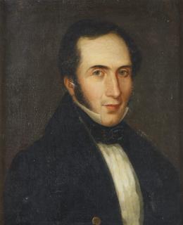 ESCUELA ESPAÑOLA SIGLO XIX Retrato de caballero