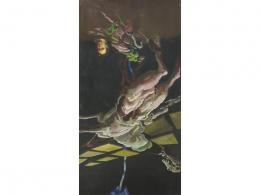 RICARDO ZAMORANO (1922) Goya Onírico Tabla 200 x100