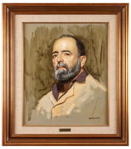 JUAN IGNACIO BURGUETE (1933) Retrato de caballero