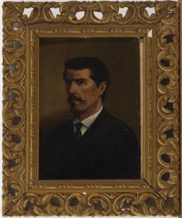 ESCUELA ESPAÑOLA FINALES DEL SIGLO XIX-PPIOS S XX Retrato masculino