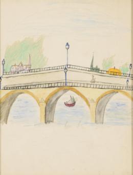 MARIE LAURENCIN (París, 1885 -1956) Le Pont
