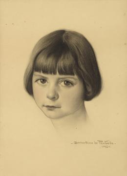 BERNARDINO DE PANTORBA (Sevilla 1896 - Madrid 1990) Retrato de niña, 1931