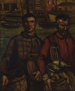 JOSÉ GUTIERREZ SOLANA (Madrid, 1886 - 1945) La vuelta de la pesca