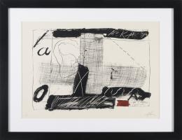ANTONI TAPIES (Barcelona, 1923-2012) Llambrec material, II. 1975