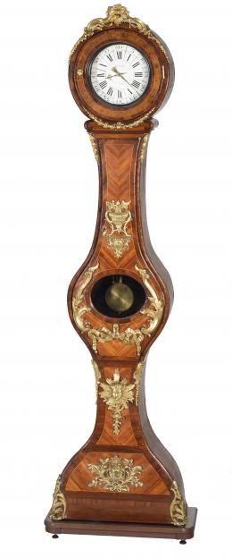 ATRIB. A CHARLES CRESSENT (1685-1768) Reloj regulador de caja alta, Luis XV, ca.1770