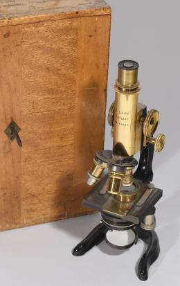 MICROSCOPIO E.LEITZ WETLZAR, FIN. S.XIX