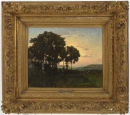 HENRI HARPIGNIES (1819 - 1916) Pintor francés Paisaje
