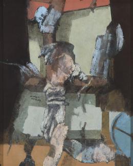 MIGUEL IBAÑEZ (1946) Pintor madrileño SIN TÍTULO, 1976
