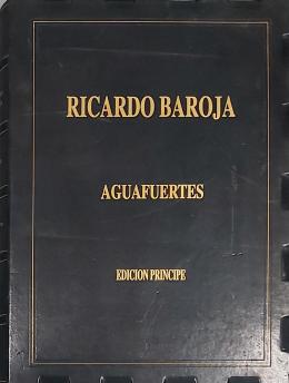 RICARDO BAROJA (Huelva, 1871 - Navarra, 1953) Caja estuche del ejemplar nº 57 de la Edición Príncipe homenaje a "...el mejor grabador español después de Goya...". No contiene los aguafuertes.