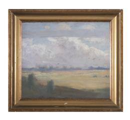 ESCUELA ARGENTINA SIGLO XX PAISAJE DE DON TORCUATO, 1947