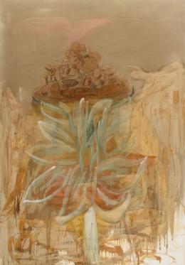MIGUEL GALANDA (Caspe, 1951) Flores y basura, 1990.