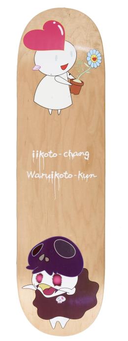 TAKASHI MURAKAMI (Tokio, 1962) Skateboard. Iikoto-Chang. Warvikoto-Kun