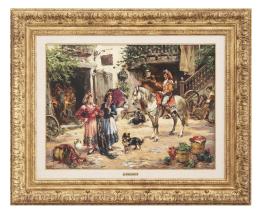 ANTONIO MEDINA SERRANO (Madrid, 1944) Escena andaluza