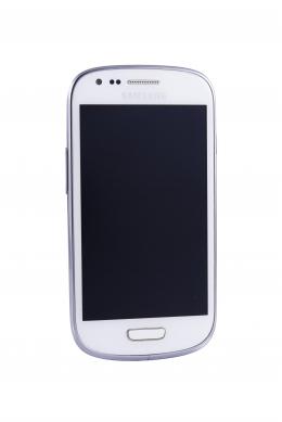 TELÉFONO SAMSUNG GALAXY S3 MINI, GT-I8190N, BLANCO Exclusivo para repuesto, no se garantiza el funcionamiento de ningún terminal.