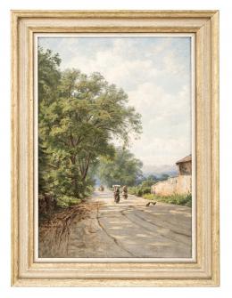 CHARLES JONES WAY (Dartmouth, 1834 - Laussane 1919) Route de Berne