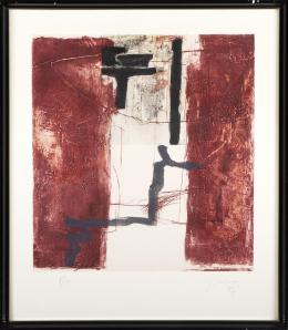 JAUME RIBAS (1944) Pintor barcelonés Nº 8, 1987