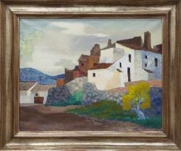 RAMÓN LLOVET (1917-1987) Pintor barcelonés TROS DE POBLE,1972