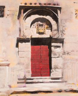 ISIDRO LÁZARO FERRE (1949) Pintor barcelonés
PUERTA DE SAN MIGUEL, MEZQUITA DE CÓRDOBA