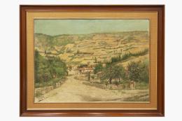 ELIAS GONZALEZ MANSO (1873 - 1955). Pintor vallisoletano 
TABLADA, 1931