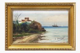 ANTONIO JARDINES (1898-?). Pintor francés MARINA