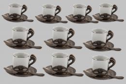 JUEGO DE CAFÉ ART NOUVEAU, ITALIA PPIOS. S.XX