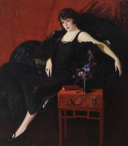 HUMBERTO GARAVITO (1897 - 1970). Pintor guatemalteco. RETRATO DE LA MARQUESA DE TORRELAVEGA, 1922