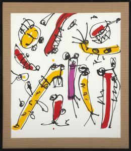 ANTONIO SAURA (1930 - 1998) Pintor oscense DANZA DEL SOL