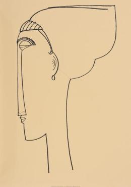 AMEDEO MODIGLIANI (1884 - 1920) Pintor y escultor italiano TESTA, 1911