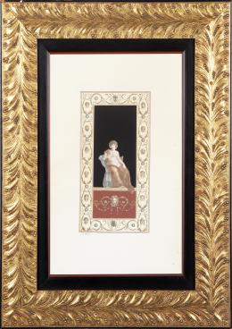 GRABADO ITALIANO DE EMPERADOR S.XIX.