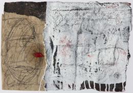 JOAN MIQUEL RAMÍREZ (1965) Pintor Madrileño RETRATO Y ABSTRACCIÓN Técnica mixta sobre papel 42 cm. x52 cm.