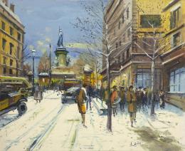 PLACE DE LA REPUBLIQUE L'HIVER, PARÍS