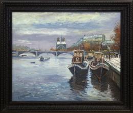 EL SENA EN INVIERNO, PARÍS