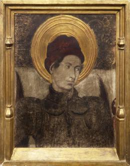 SAN JORGE Acrílico sobre tabla 60 cm.x50 cm.