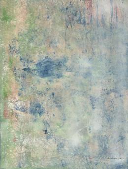 PILAR COCERO (Madrid ,1949) Sin título Óleo sobre lienzo 79,50x60 cm.