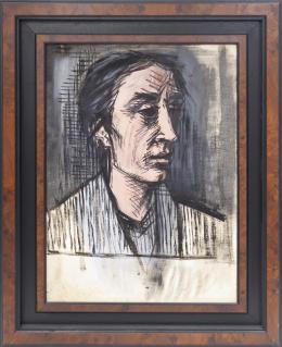 ISMAEL DE LA SERNA (1898-1968) Pintor español RETRATO Óleo sobre lienzo 80 cm. x64 cm.