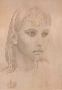 Margaret Marley Modlin (Carolina del norte 1927-Madrid 1998) Rosita Dibujo sobre papel 37 cm. x26 cm.