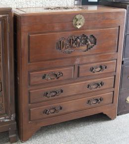 MUEBLE AUXILIAR CHINO Madera 101 cm. x91 cm. x45 cm.