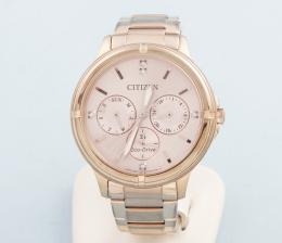 RELOJ CITIZEN EN METAL DORADO CON CORREA DE METAL ,CITIZEN  NO SE PUEDE COMPROBAR SU FUNCIONAMIENTO,MOVIMIENTO CUARZO. 