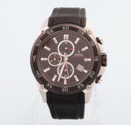 RELOJ FESTINA EN METAL PLATEADO CON CORREA DE CAUCHO ,FESTINA  NO SE PUEDE COMPROBAR SU FUNCIONAMIENTO,MOVIMIENTO CUARZO. 