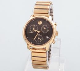 RELOJ MOVADO EN METAL DORADO CON CORREA DE METAL ,Movado NO SE PUEDE COMPROBAR SU FUNCIONAMIENTO,MOVIMIENTO CUARZO.  