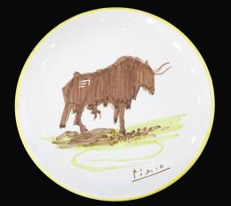 PLATO CONMEMORATIVO DEL NACIMIENTO DE PICASSO. PROCUMIVA