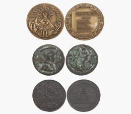 TRES MEDALLAS EN BRONCE