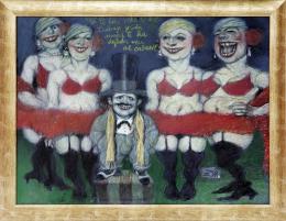 ZOHRE MIRABASSI ( Teherán 1957) "SI TE HAN ECHADO DEL TRABAJO Y TU MUJER TE HA DEJADO VEN AL CABARET" Técnica mixta sobre táblex