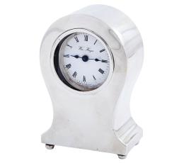 RELOJ DE SOBREMESA EN PLATA DE LEY INGLESA, CUERDA MANUAL, S.XIX