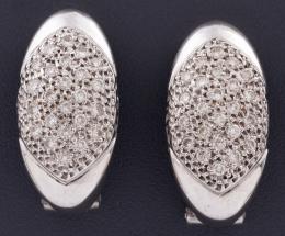 PENDIENTES EN ORO DE 18 KT Y DIAMANTES