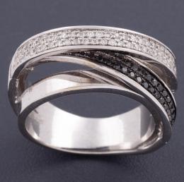 SORTIJA REALIZADA EN ORO DE 18 KT. CON DIAMANTES