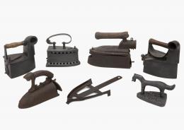 CONJUNTO DE SEIS PLANCHAS DE HIERRO Hierro fundido