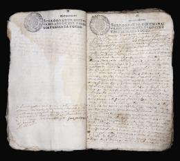 LEGAJO DEL REGISTRO DE ESCRITURAS Y CONTRATOS PÚBLICOS DEL AÑO 1668, REFERENTES A SAN VICENTE DE LA BARQUERA.