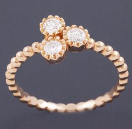 SORTIJA EN ORO DE 18 KT CON DIAMANTES
